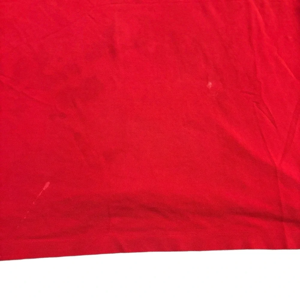 Polo Ralph Lauren Mens XXL Chicago Big Pony Custom Fit Polo Shirt Red Black
